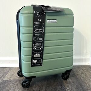 London Fog Endeavor Collection 16" Hard Side Carry-On Luggage suitcase spinner